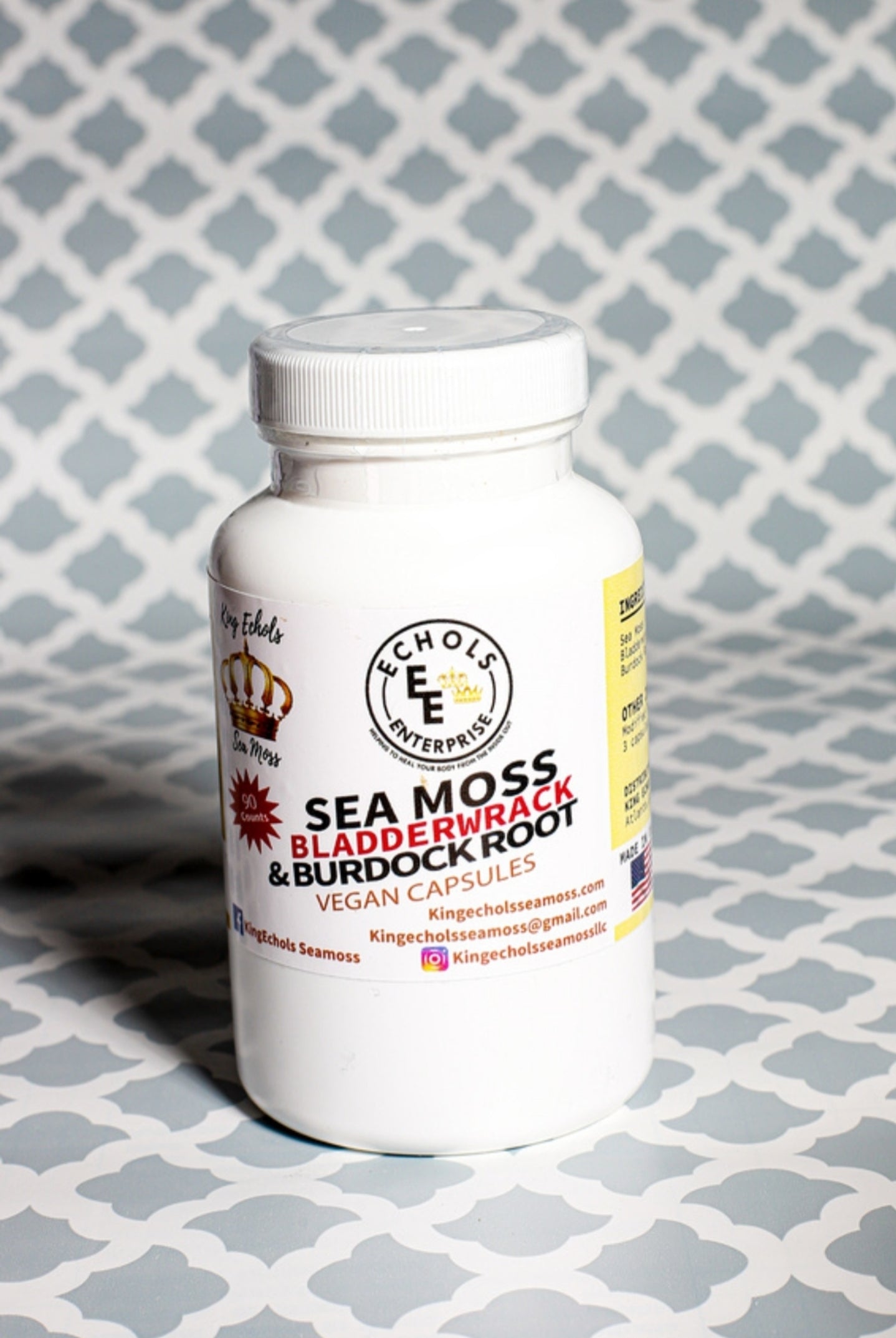Burdock Root, Bladderwrack, Seamoss Capsules