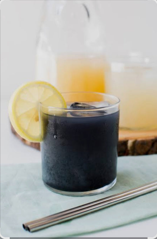 Activated Charcoal Seamoss Lemonade